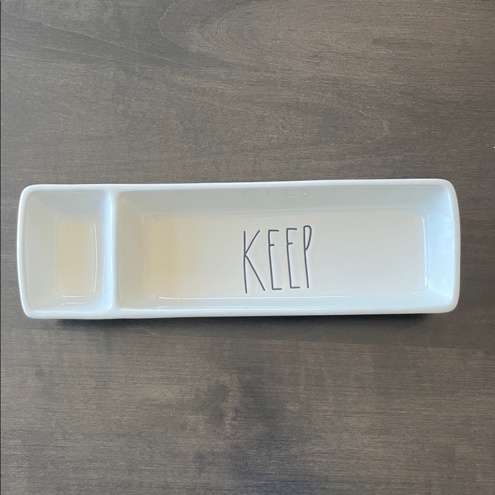 Rae Dunn White Pencil Case